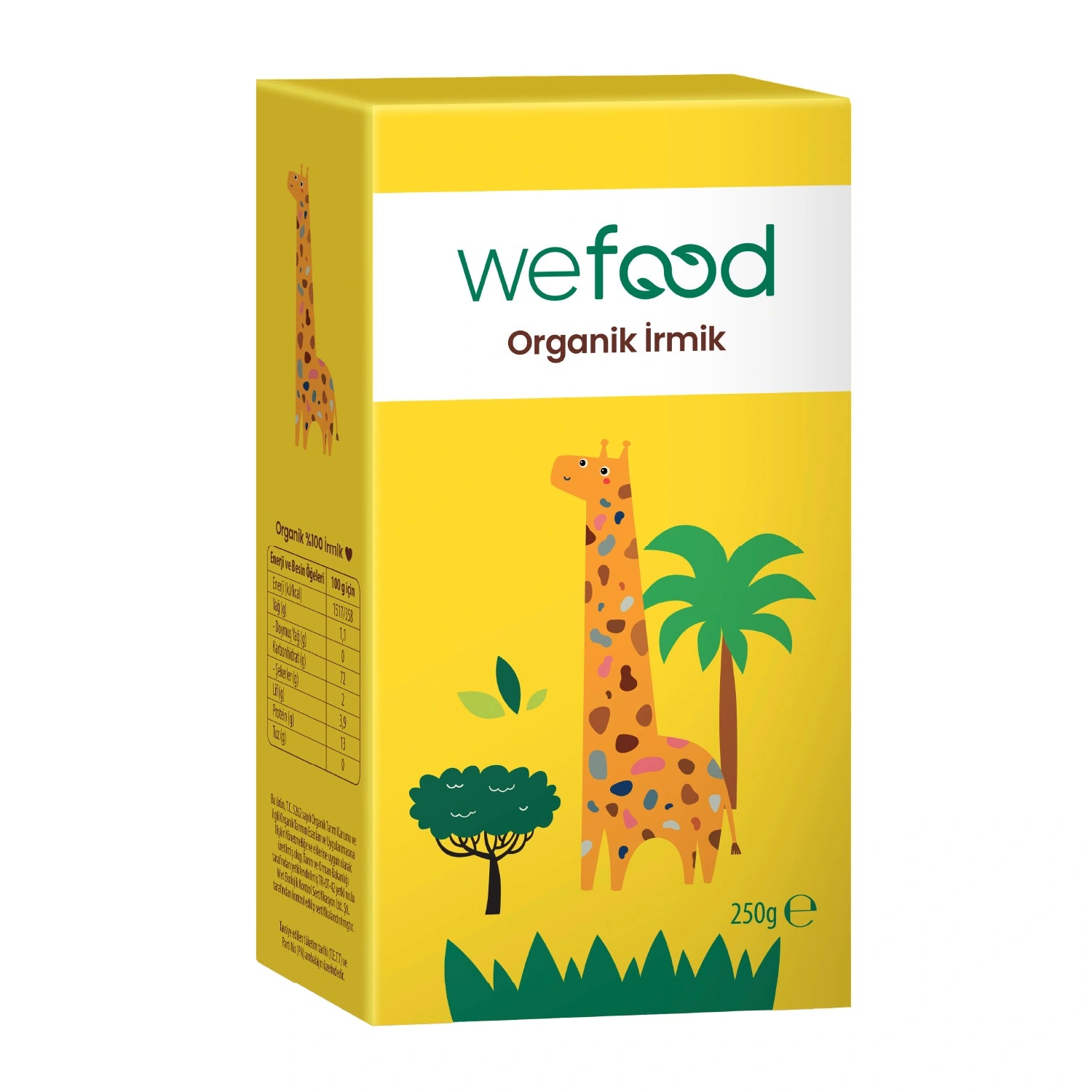 Wefood Kids Organik İrmik 250 gr